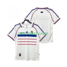 Camisolas de futebol França Retro Equipamento Alternativa 1998 Manga Curta